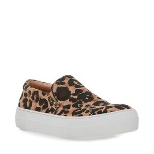Steve Madden Leopard Slip on Sneakers